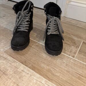 Steve Madden Black Women's Boots